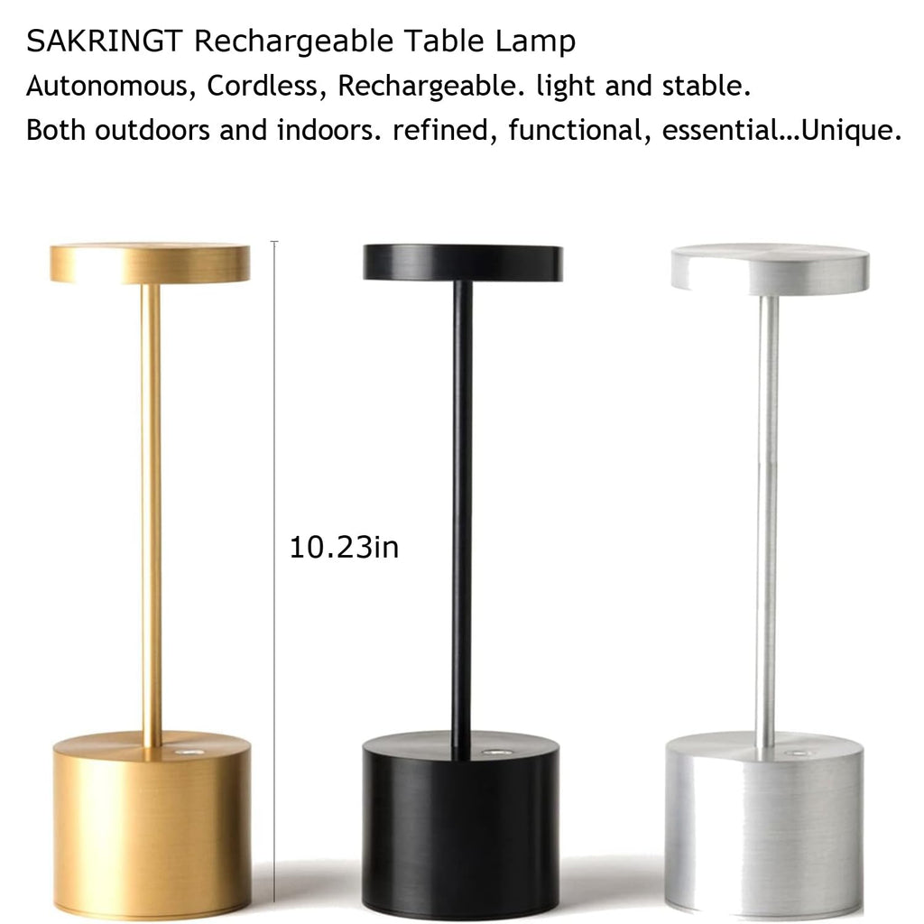 Cordless Table Lamp Rechargeable,Outdoor LED Table Light