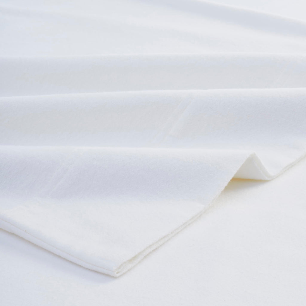 Flannel Brushed Cotton Bed Sheet Set, Soft, Warm Bedding, Modern Solid Sheets, Bedroom Decor, 1 Flat Sheet, 1 Elastic