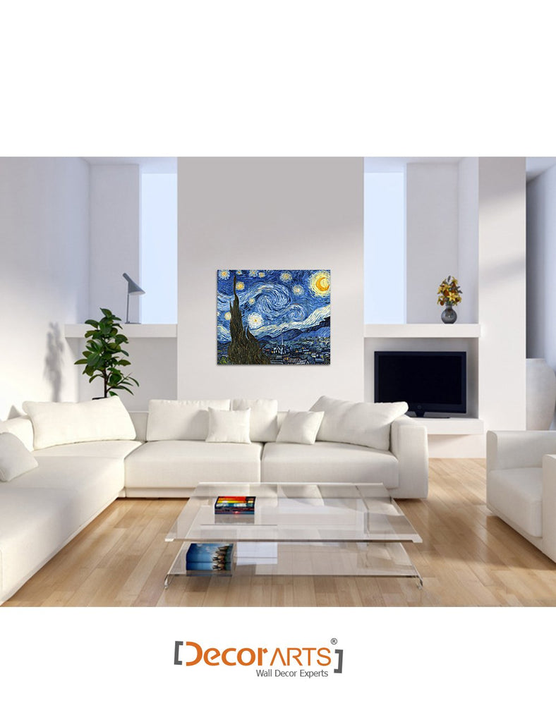 Van Gogh Canvas Wall Art, Van Gogh Starry Night, 24x20