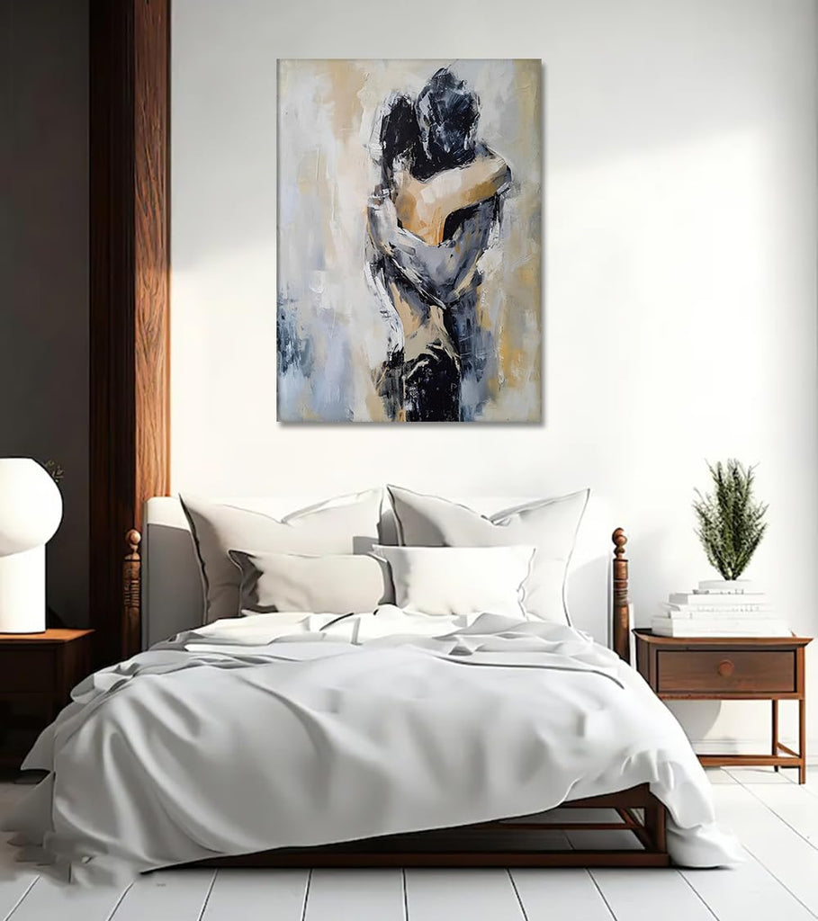 Sexy Canvas Wall Art Couples Hugging Wall Decor 24 x 36in