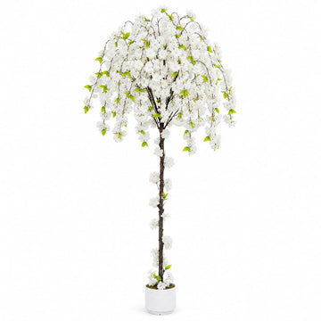 6FT Artificial Cherry Blossom Tree, Faux Sakura Tree for Indoor