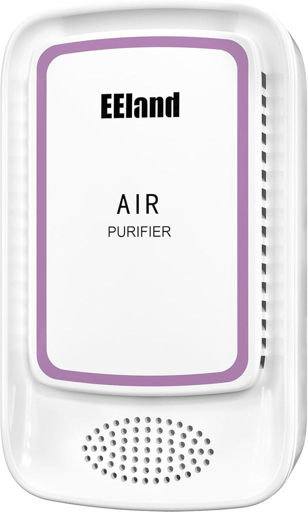 Negative Ion Air Purifier - Ozone-Free & Ultra Quiet Plug in for Cat Litter Odor, Kitchen, Bedroom, 