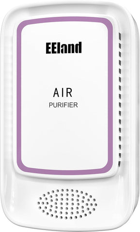 Negative Ion Air Purifier - Ozone-Free & Ultra Quiet Plug in for Cat Litter Odor, Kitchen, Bedroom, 