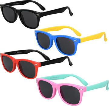 1/2/4/8/12/24pcs Kids Polarized Sunglasses, UV Protection Glasses Shades