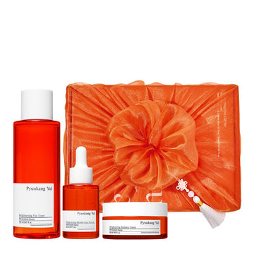 PKY Radiance Skincare Gift Set for Flawless and Radiant Skin with Deep Hydration, Vitamin C and Pearl Extract, Korean