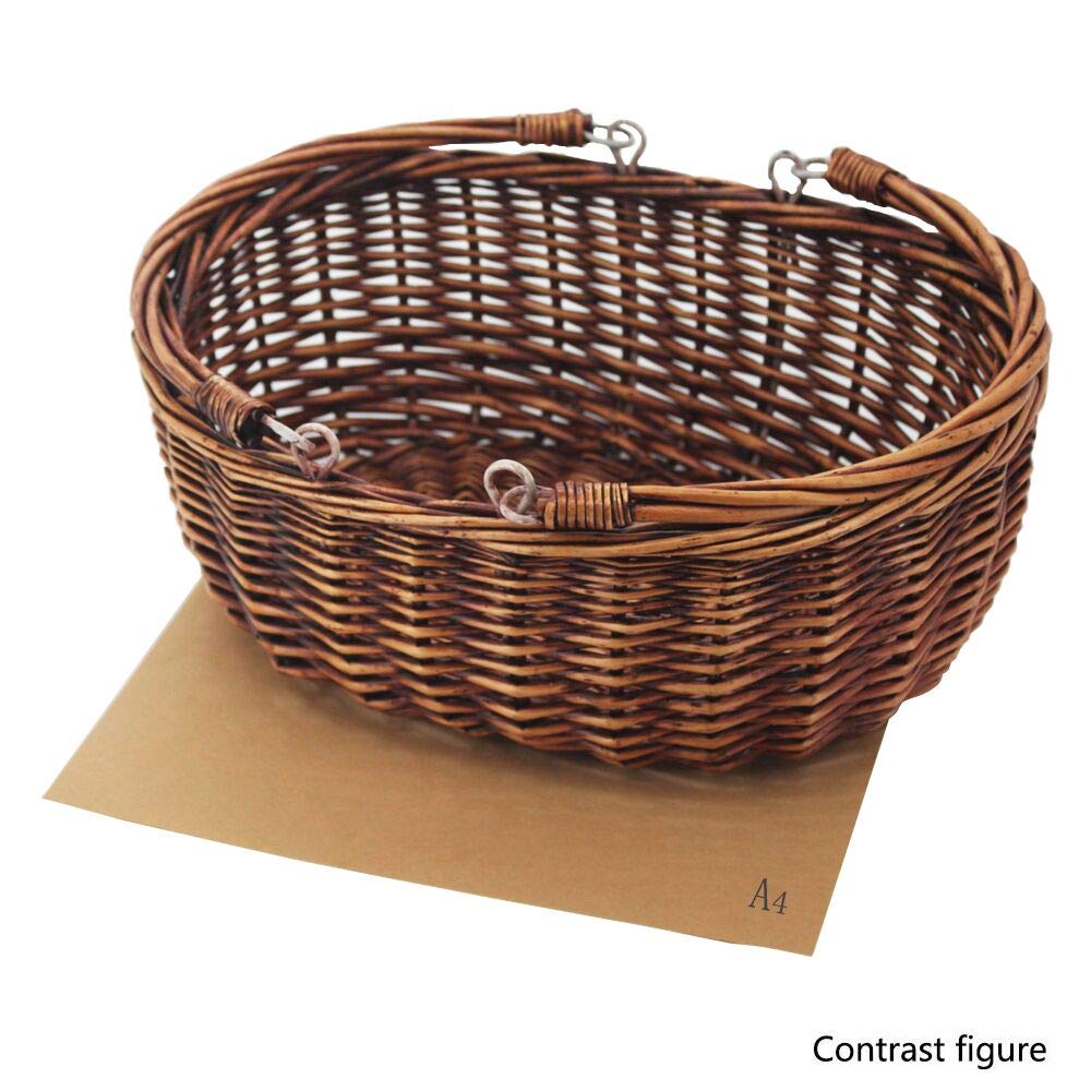 Wicker Picnic Baskets with Handles.. (Brown)