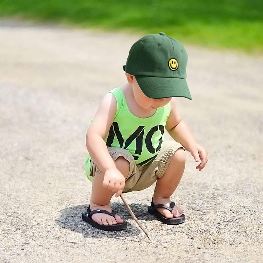 Toddler Hat Smile Face Kids Baseball Cap Adjustable Cute Hat