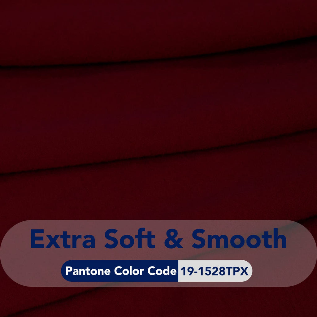Stretch Oversized Couch Covers Fleece Sofa Slipcovers Wine