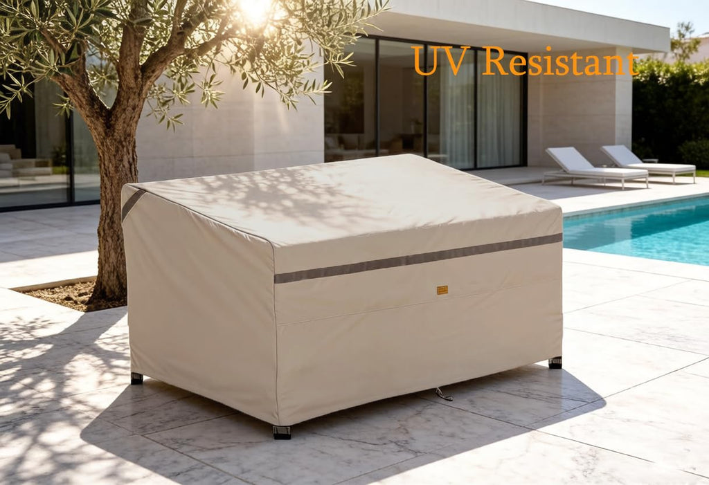 Patio Sofa Cover 2-Seater & Outdoor Couch Cover Waterproof