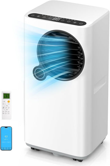 Portable Air Conditioners 16000 BTU 6-in-1 Smart AC Unit with WiFi App for Large Rooms up to 750 Sq. Ft.