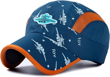 Kids Lightweight Quick Drying Sun Hat Airy Mesh UV Protection Caps Boys Girls UPF50 Baseball Caps Run Beach Water