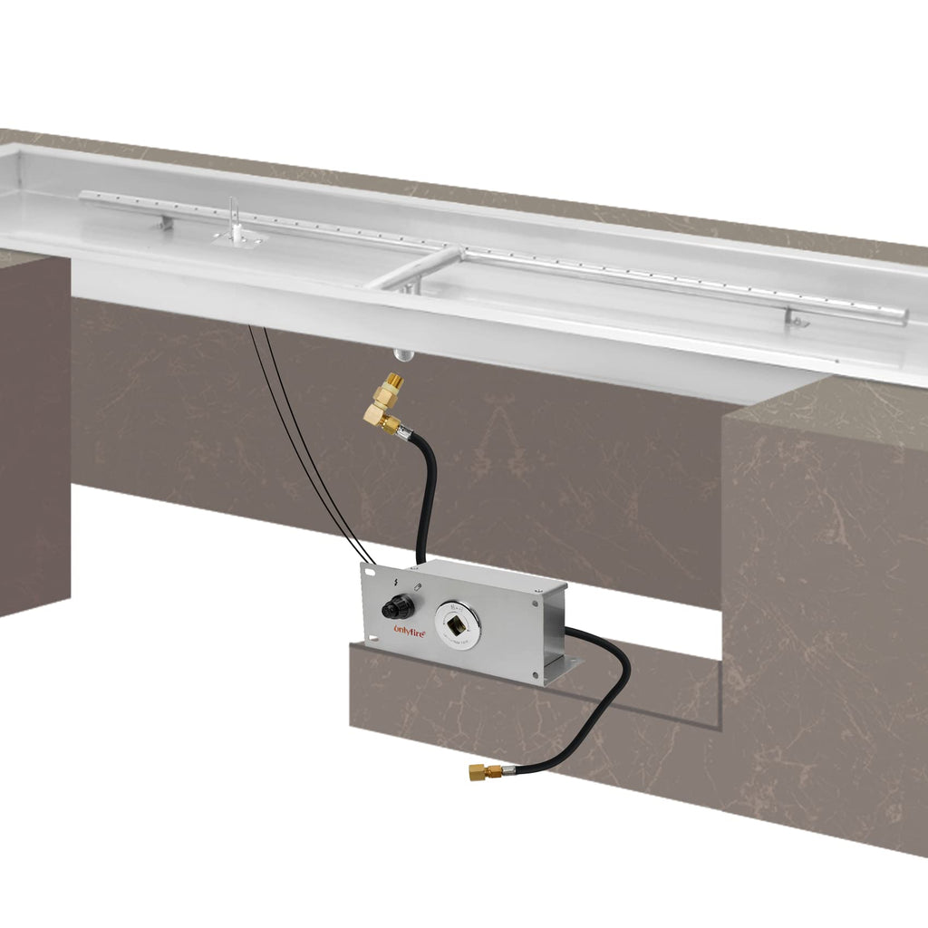 All-in-One Natural Gas Fire Pit Ignition System Kit