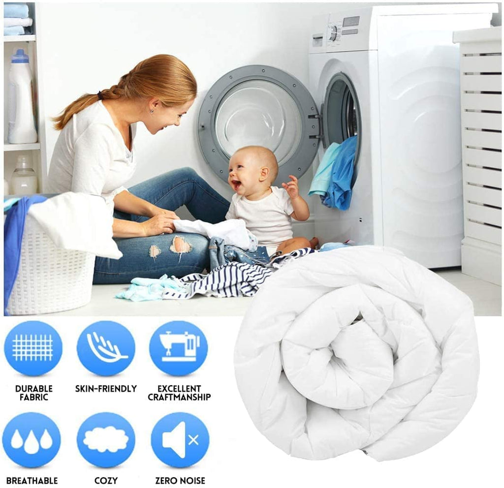 Decor Pinch Pleated Down Alternative Comforter California King Size 102 x 96 Inches 1pc Comforter & 4 pcs