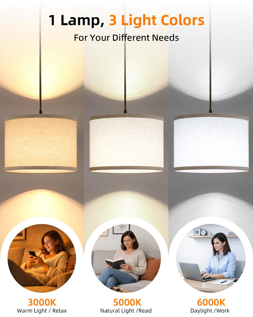 Arc Floor Lamp with Remote Control, LED Reading Light