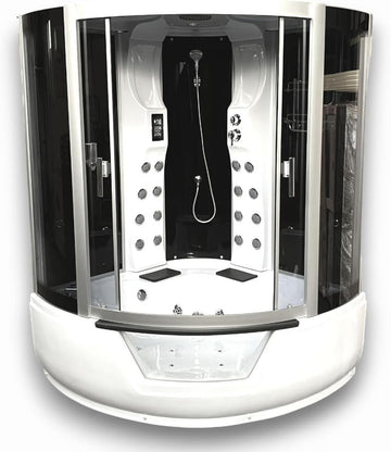 Whirlpool Bathtub and Shower MONTECARLO 59.05" Hydrotherapy with Heater Hot Tub