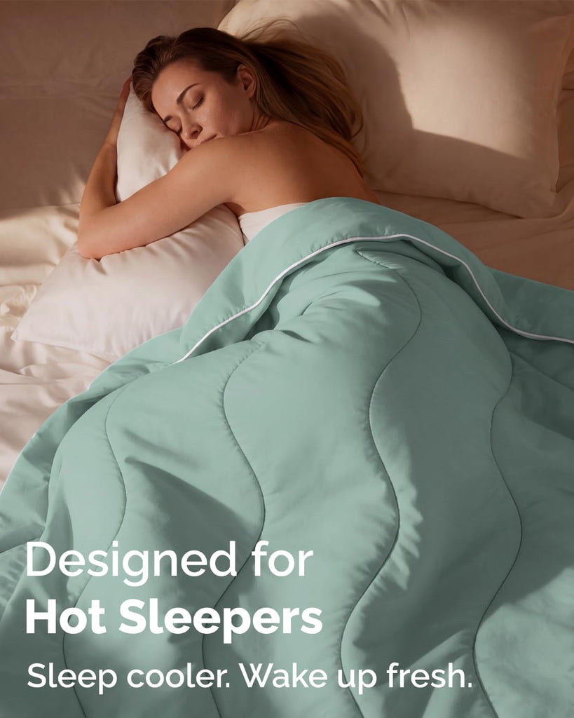CGK Cooling Comforter Twin - Summer Blanket - 60x90 (Eucalyptus)