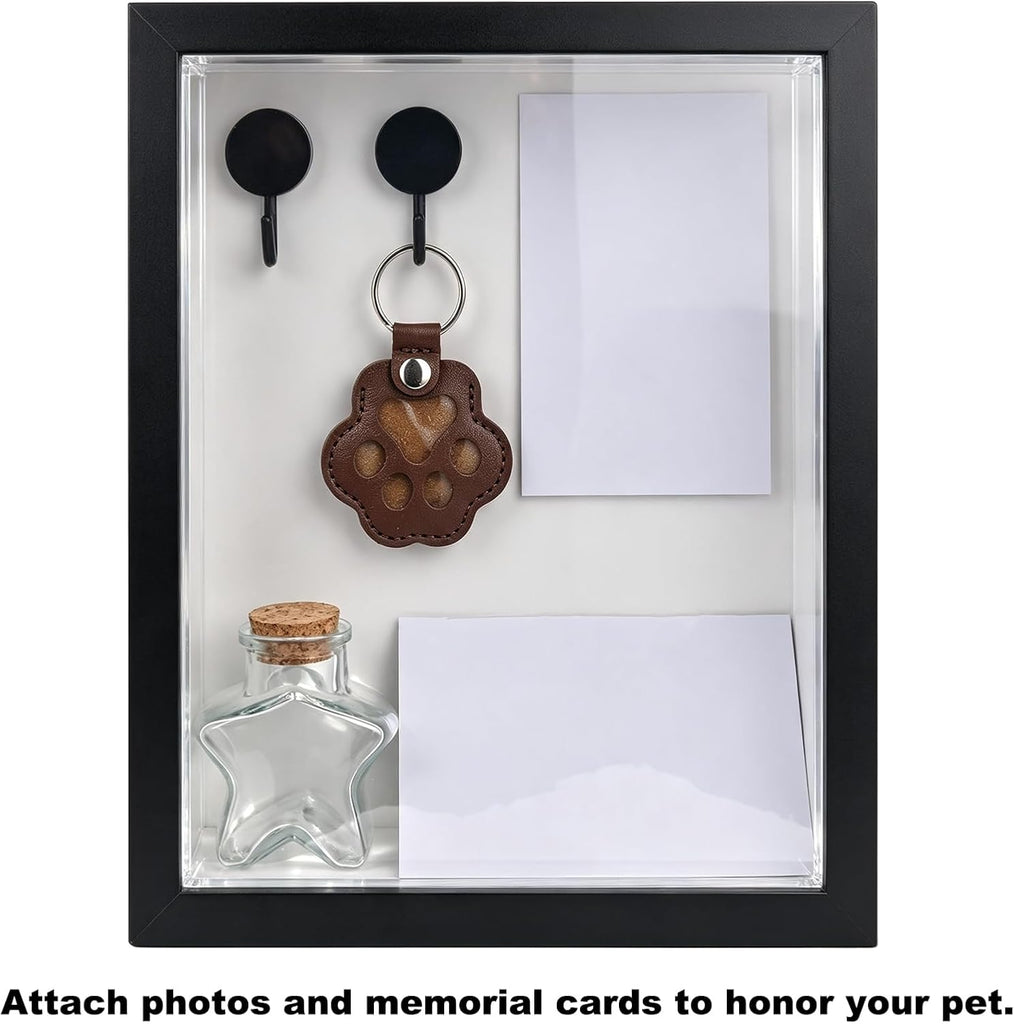 Pet Memorial Shadow Box Pet Memorial Display Case Picture Frame