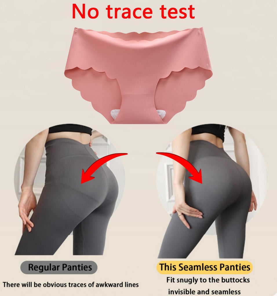 Teen Girls Seamless Underwear Tagless No Show Panties