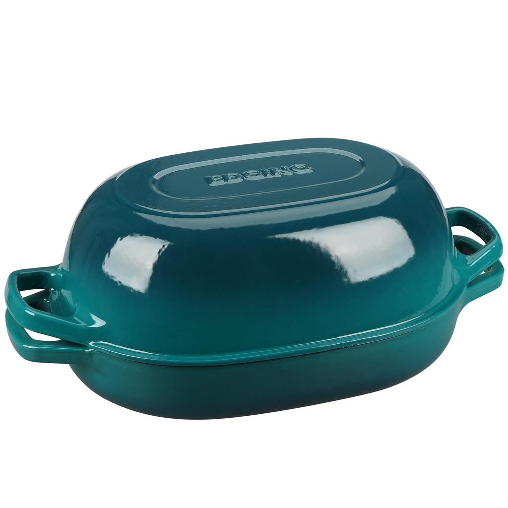 Enameled Cast Iron Oval Dutch Oven Pot with Lid, Dutch Oven for Sourdough Bread Baking, Bread Oven, Bread Dutch Oven