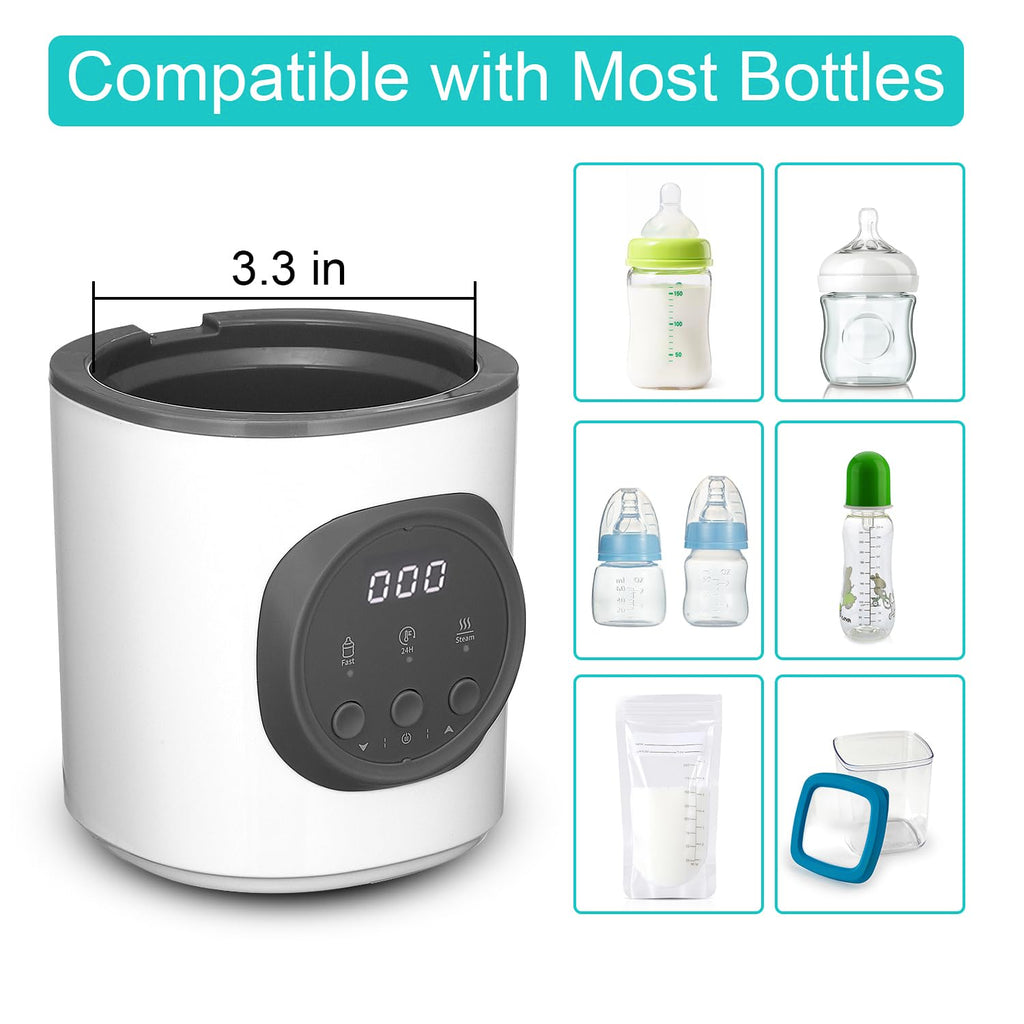 Fast Baby Bottle Warmer for Breastmilk and Formula 120V