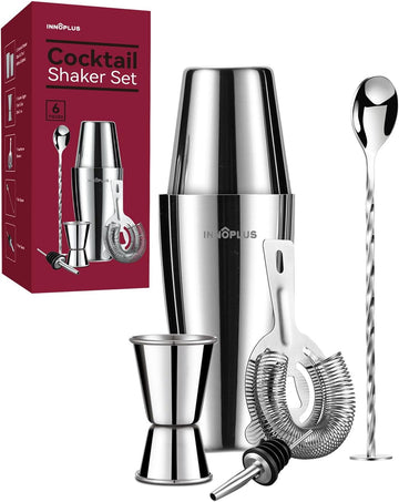 Cocktail Shaker,Cocktail Shaker Set ,27OZ Drink Shaker - Set of 6