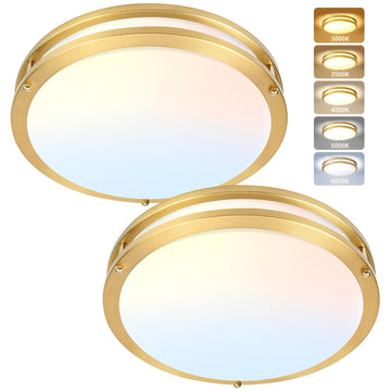 Flush Mount Ceiling Light - 2 Pack 36W 3000K/3500K/4000K/5000K/6000K Dimmable Led Ceiling Light Fixture Hallway
