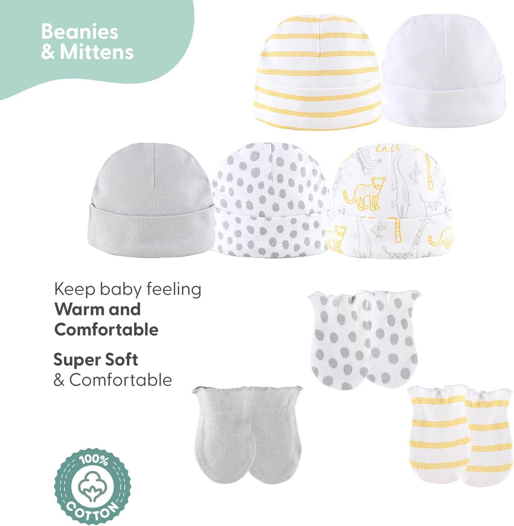 Baby Layette Gift Set for Baby Boys or Girls - 23 Piece New Born Baby Unisex Gift Set, Baby Clothes & Newborn