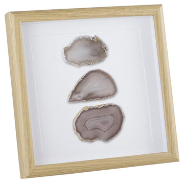 8.8 Inch Framed Agate Slices Geode Wall Art Picture Frame