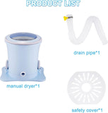 Manual Clothes Dryer Portable Mini Spinner Compact Spin Dryer Non electric Laundry Dryer for RV, Camping, School