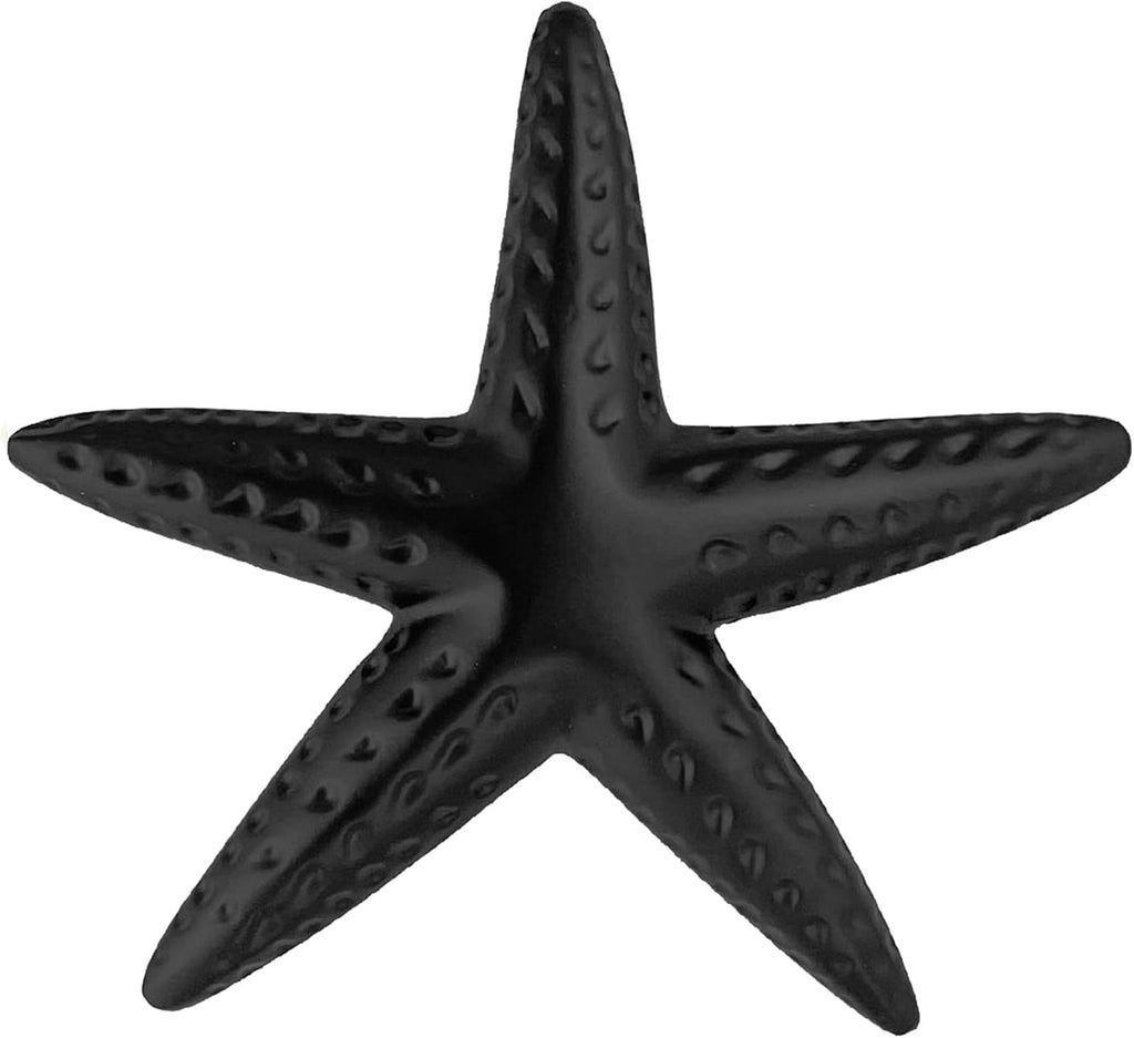 Starfish Door Knocker - Matte Black (Standard Size)