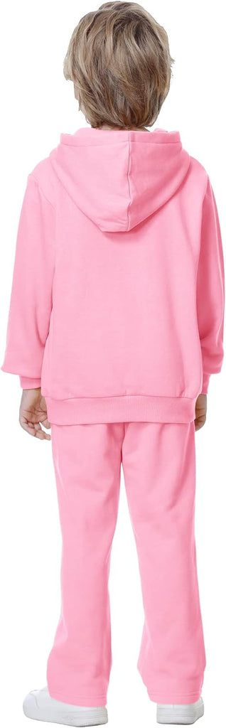 Fleece Kids Zip Up Hoodie Boys Girls Full Zip Hooded Sweatshirt