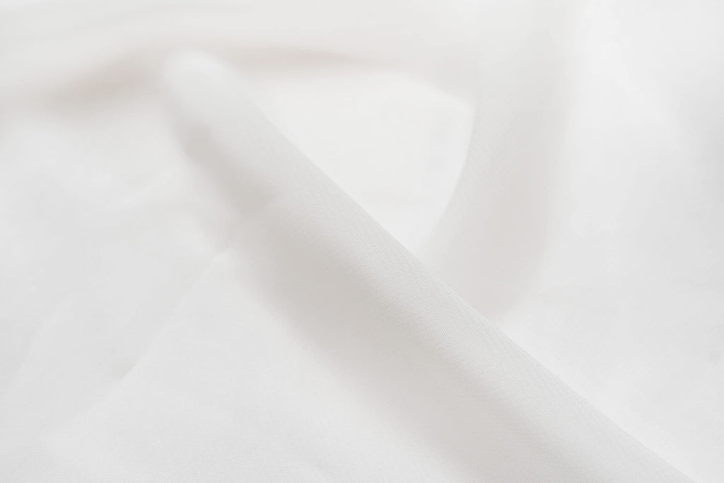 Ivory Chiffon Fabric by The Yard 59" Wide, 5 Yards Continuous