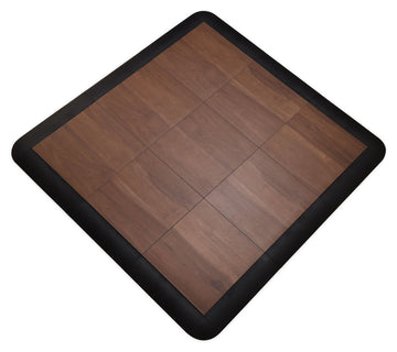 Portable Dance Floor Kit, 3'x3', 3' X 3' Finish, 9 Sq Ft