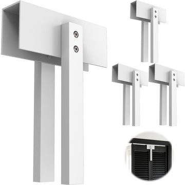 4 Pack Metal Bifold Door Lock Folding Door Lock Closet Door Lock Closet Protection Child and Pet Proof Bi-fold Door