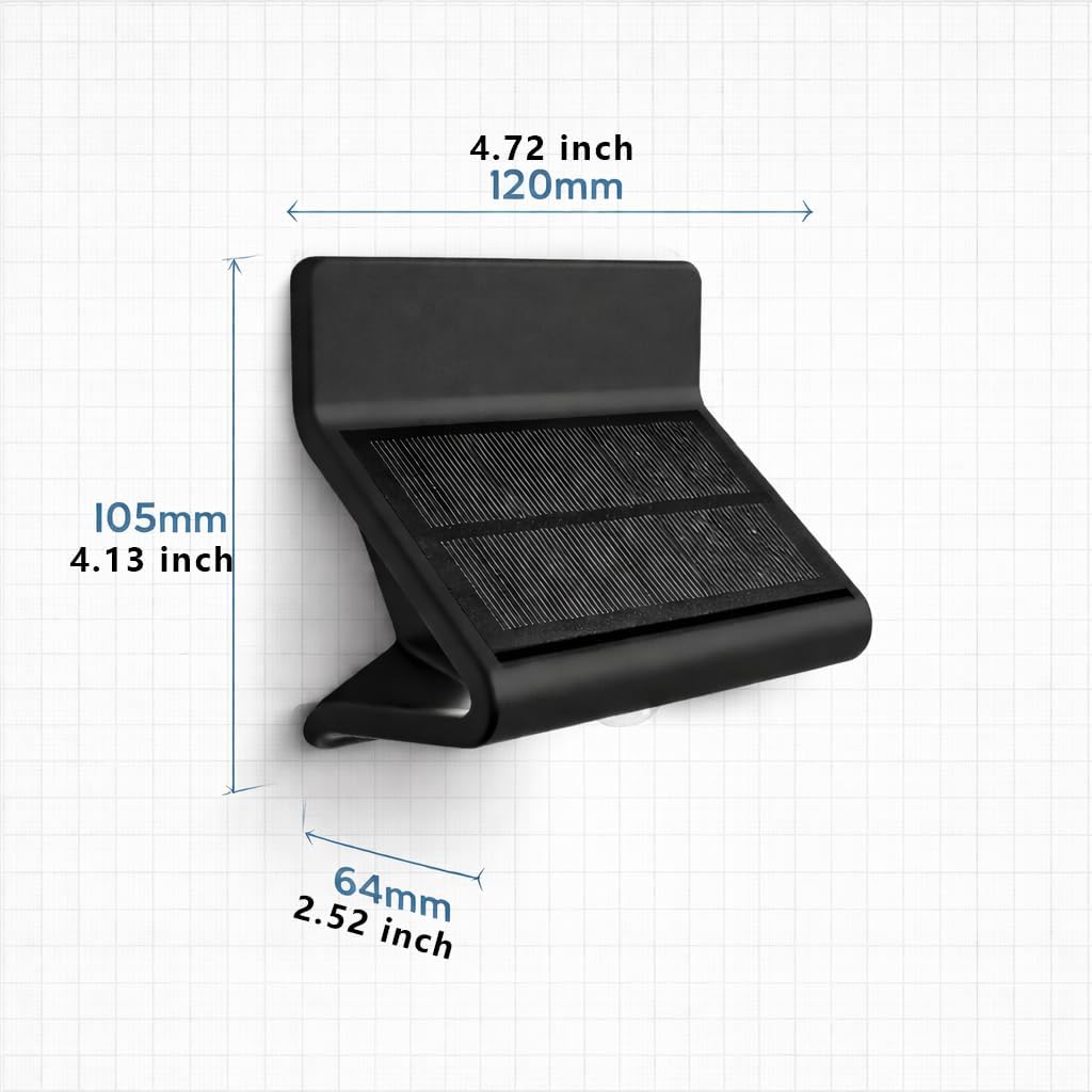 Solar Motion Sensor Security Lights Outdoor, Bright Waterproof LED Lights, Wireless Solar Wall Light to Protect Your