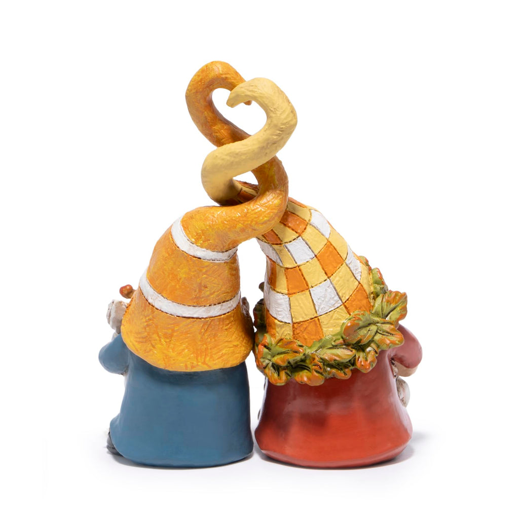 Thanksgiving Decorations for Table, Resin Fall Thanksgiving Figurines with Turkey, Pumpkin & Heart, Festive Gift for