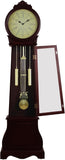 Traditional 72-Inch Floor Standing Grandfather Clock in Cherry Finish