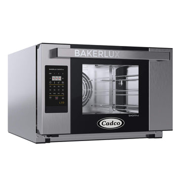 XAFT-03HS-LD Bakerlux LED Panel Heavy-Duty Countertop Convection Oven with Digital Controls and Humi