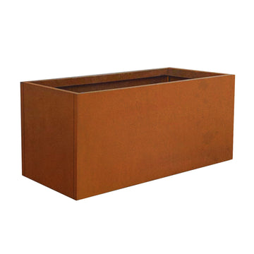 Corten Steel Planter Box 32" L x 16" W x 16" H, Rectangular