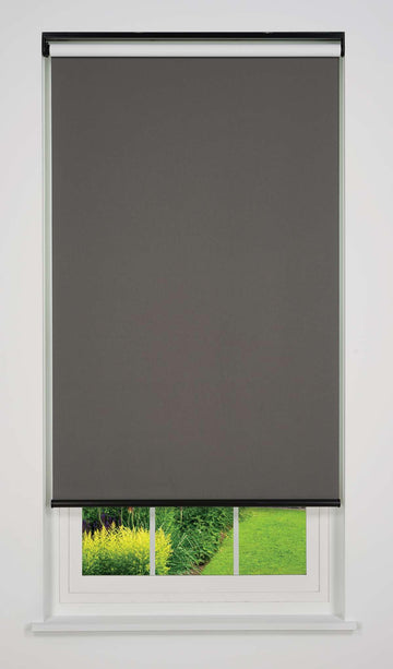 Cordless Sierra Blackout Roller Shade, Dark Grey 33 1/2 W x 78 H (Arrives 1/4" Narrower)