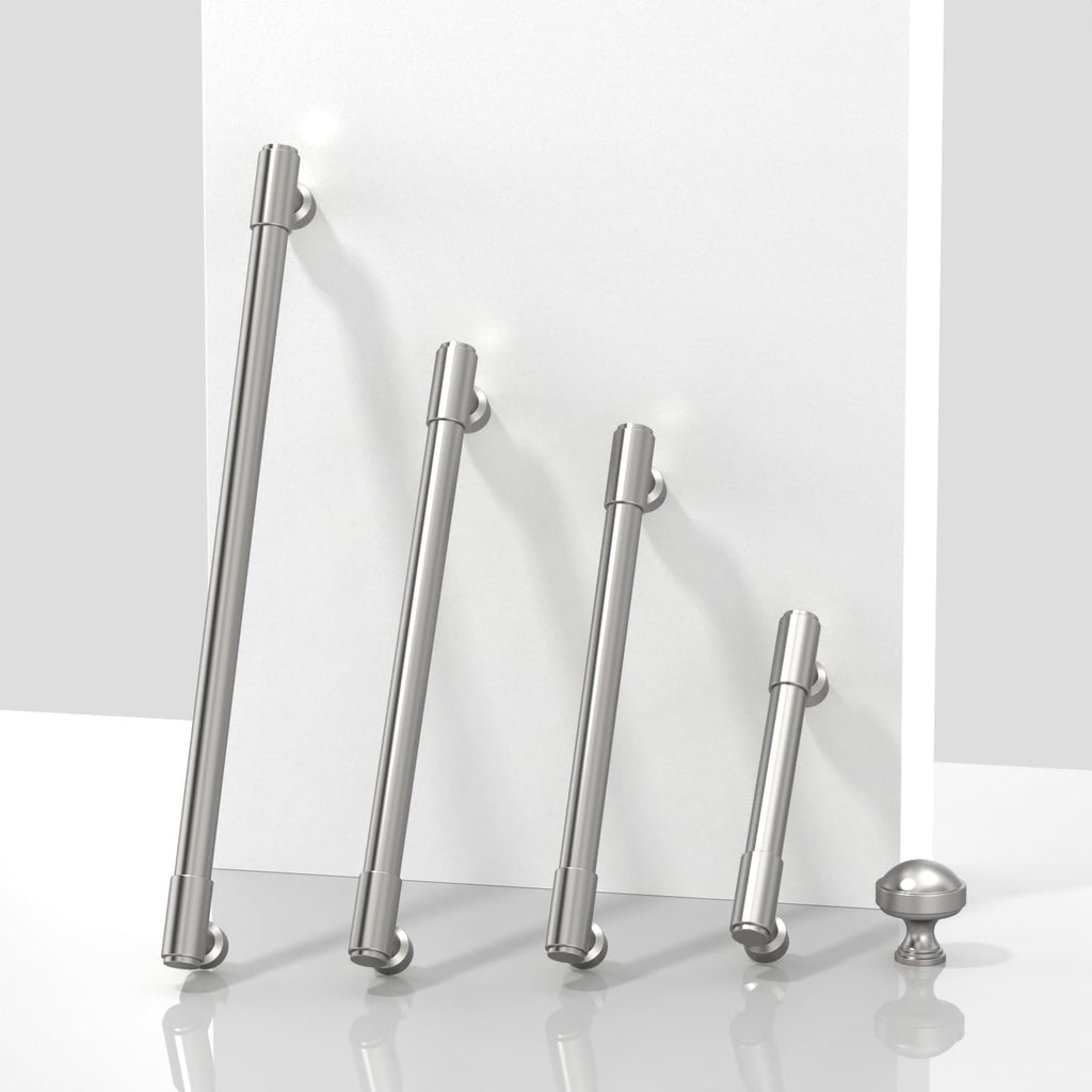 10 Pack Brushed Satin Nickel Cabinet Pulls 6 Inch(152mm) Kitchen Cabinet Handles Cabinet Hardware Drawer Pulls