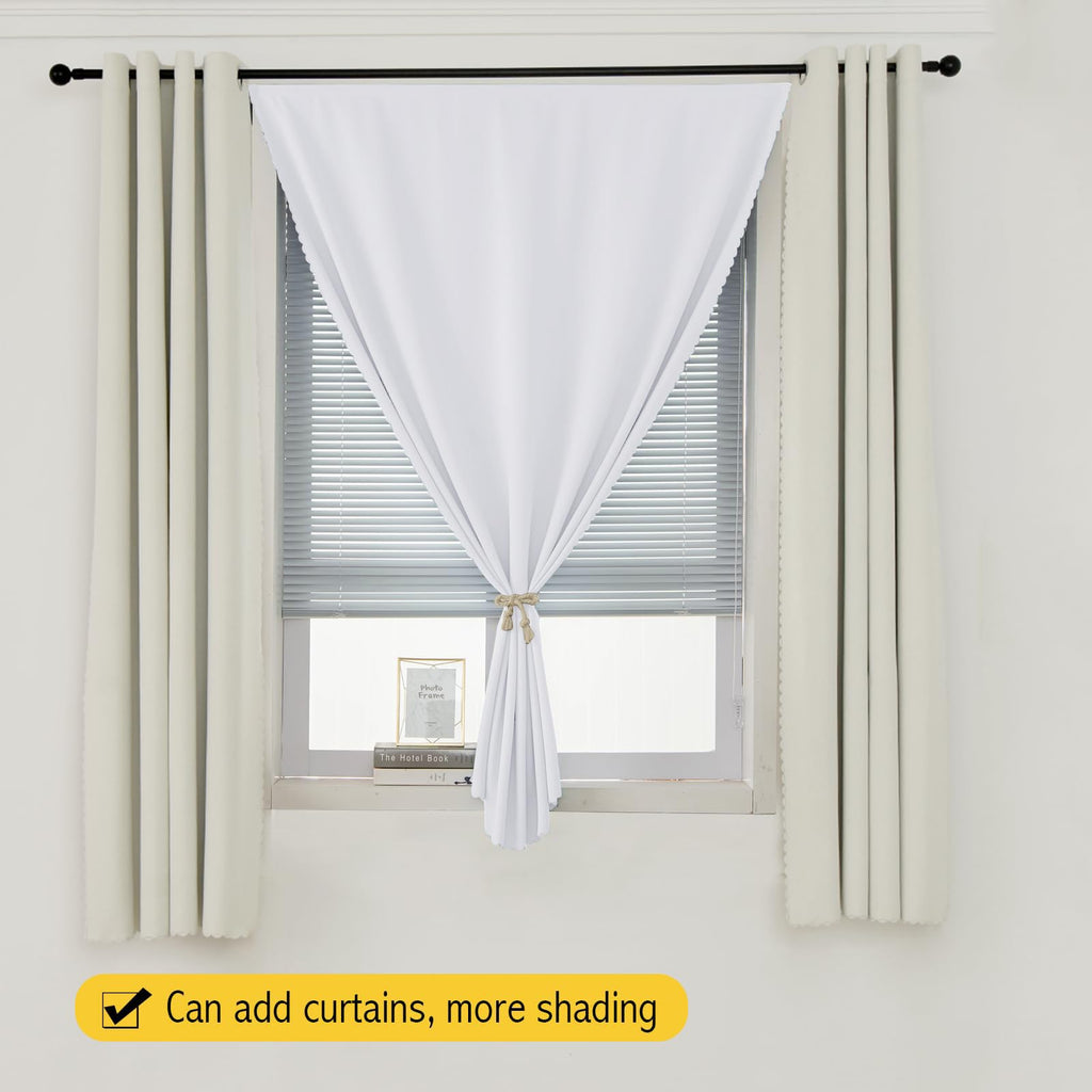 Self Adhesive Curtains Portable Blackout Curtain Simple and Easy to Install Bedroom Window Thermal Lnsulated Kitchen