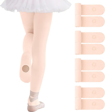 4 Pairs Ballet Tights for Girls Ultra Soft Dance Tights Toddler Dance Stockings for Ballet