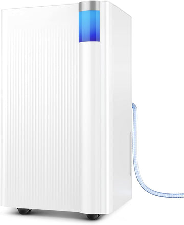 2500 Sq.Ft Dehumidifier for Basement with Drain Hose Max 34 Pints, Dehumidifiers for Home Large Room Bathroom Bedroom