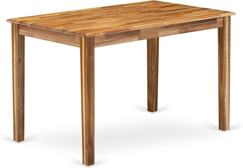 YAT-ANA-T Yarmouth Rectangle Kitchen Dining Table, 30x48 Inch, Natural