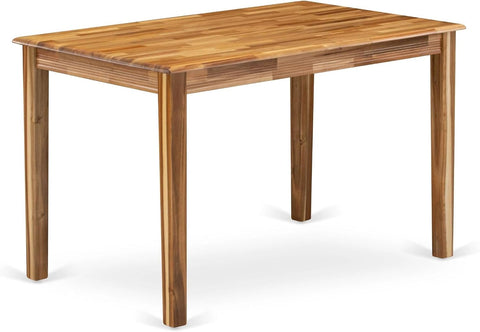 YAT-ANA-T Yarmouth Rectangle Kitchen Dining Table, 30x48 Inch, Natural