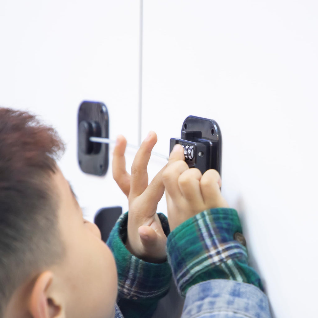 Child Safety Cabinet Locks,Fridge Lock,Closet Locks,Cabinet Lock,Black 2Pcs