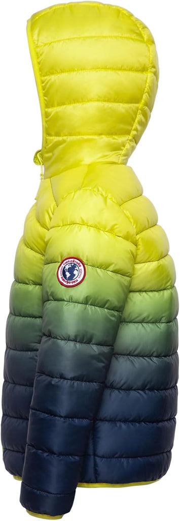 Boys' Reversible Lightweight Water-Resistant Puffer Jacket