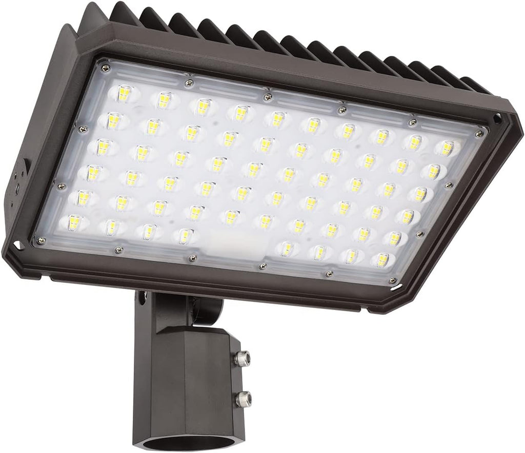 200W LED Flood Light, Dusk-to-Dawn Photocell, Slip Fitter Mount | 200W-150W-100W Adjustable, Super Bright 26000LM