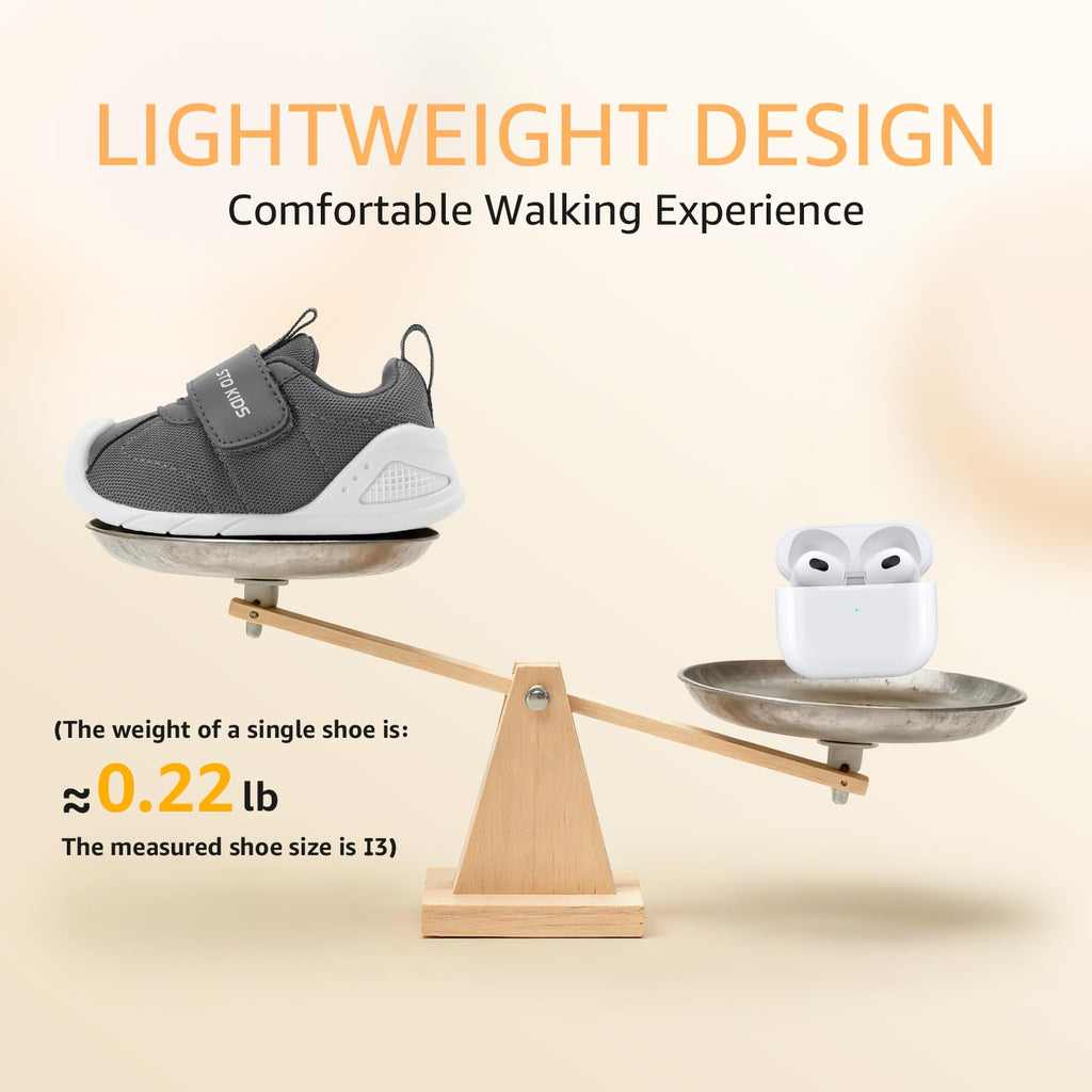 Baby Shoes Ankle Support First Walker Dark Grey T5